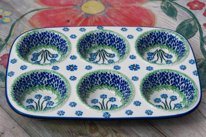 Polish Pottery Yorkshire Pudding Dish by Ceramika Artystyczna