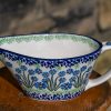 Polish Pottery Gravy Boat Forget Me Not pattern by Ceramika Artystyczna