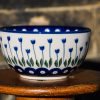 Polish Pottery Blue Tulip Cereal Bowl by Ceramika Artystyczna