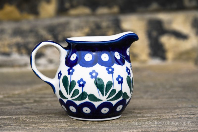 Small Milk Pitcher - Polish Pottery