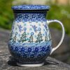 Polish Pottery Brew Mug in Christmas pattern.