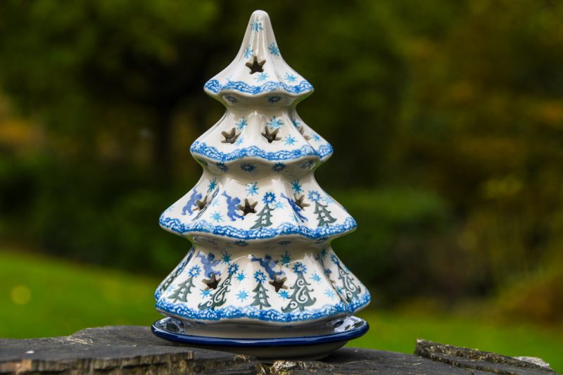 Christmas Pattern Ceramic Christmas Tree by Ceramika Artystyczna.